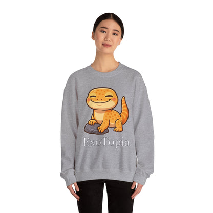 ExoTopia Crewneck - Cute Smiling Lizard