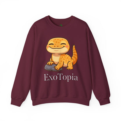 ExoTopia Crewneck - Cute Smiling Lizard