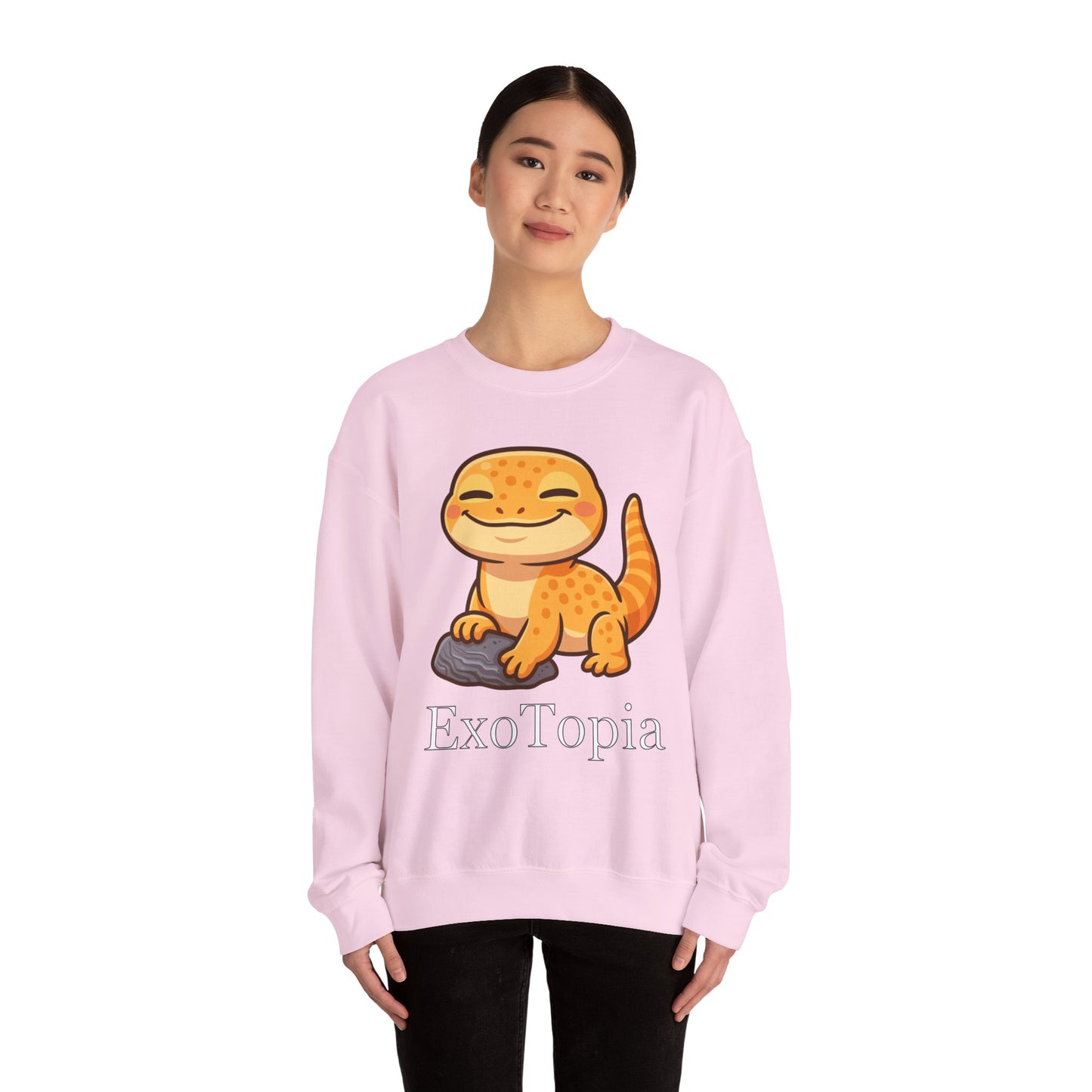 ExoTopia Crewneck - Cute Smiling Lizard