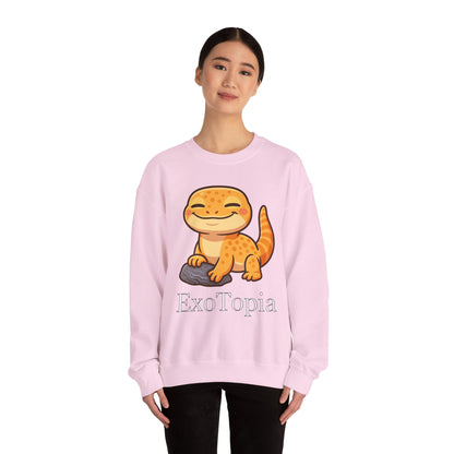 ExoTopia Crewneck - Cute Smiling Lizard