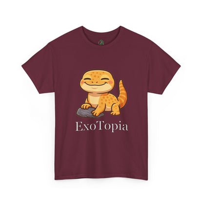 ExoTopia Graphic Tee – Cute Smiling Lizard