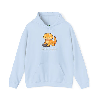 ExoTopia Hoodie - Cute Smiling Lizard