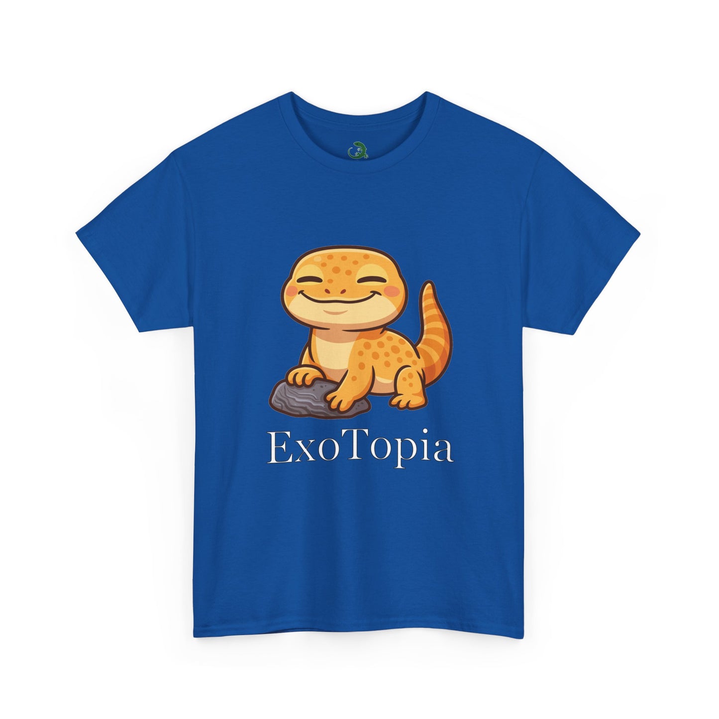 ExoTopia Graphic Tee – Cute Smiling Lizard