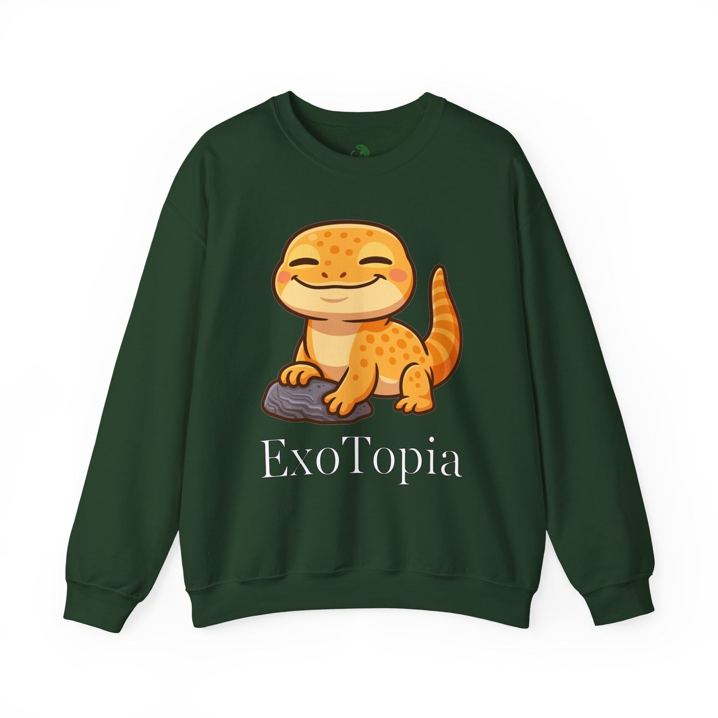 ExoTopia Crewneck - Cute Smiling Lizard