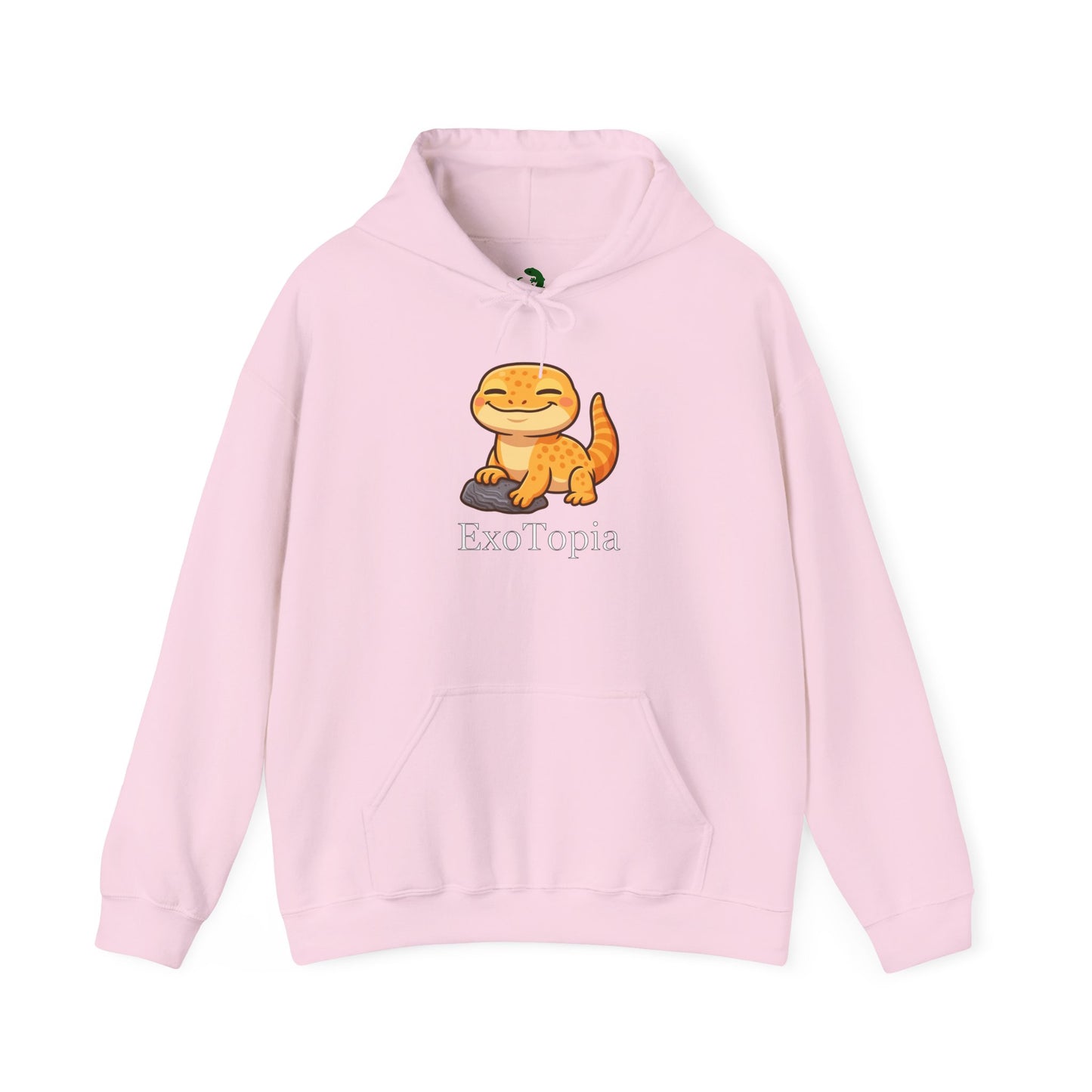 ExoTopia Hoodie - Cute Smiling Lizard