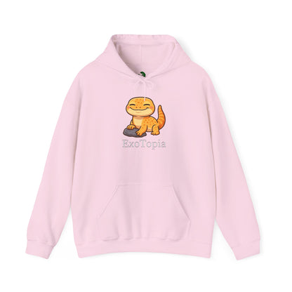ExoTopia Hoodie - Cute Smiling Lizard