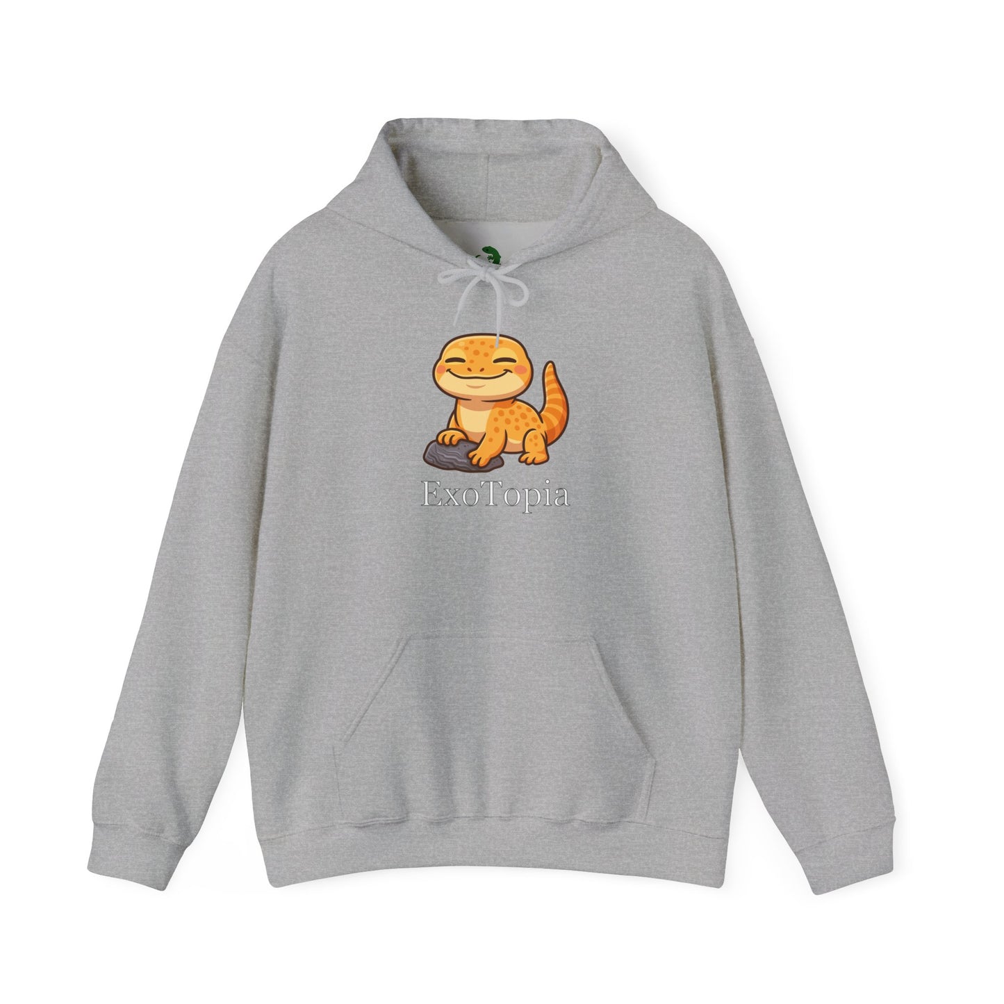 ExoTopia Hoodie - Cute Smiling Lizard