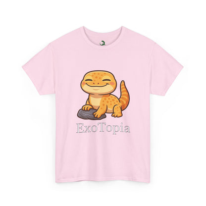 ExoTopia Graphic Tee – Cute Smiling Lizard