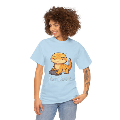 ExoTopia Graphic Tee – Cute Smiling Lizard