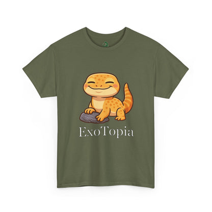 ExoTopia Graphic Tee – Cute Smiling Lizard