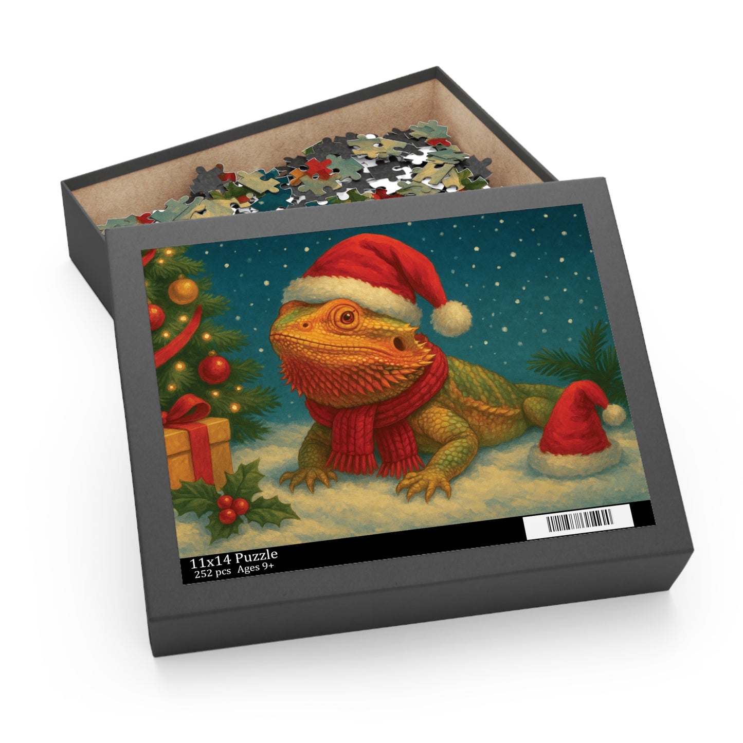 ExoTopia Puzzle - Christmas Bearded Dragon (120/252/500 pcs)