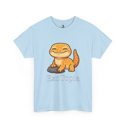 ExoTopia Graphic Tee – Cute Smiling Lizard