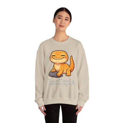 ExoTopia Crewneck - Cute Smiling Lizard