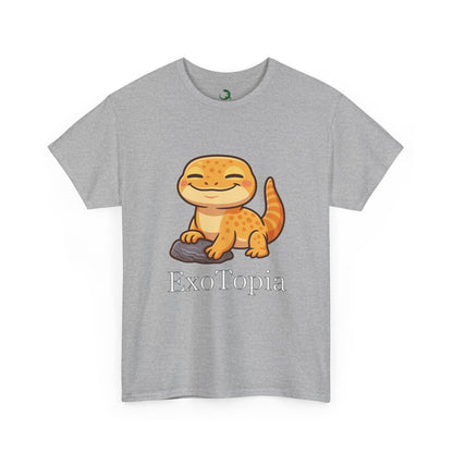 ExoTopia Graphic Tee – Cute Smiling Lizard