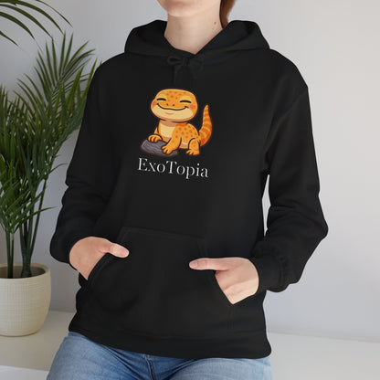 ExoTopia Hoodie - Cute Smiling Lizard