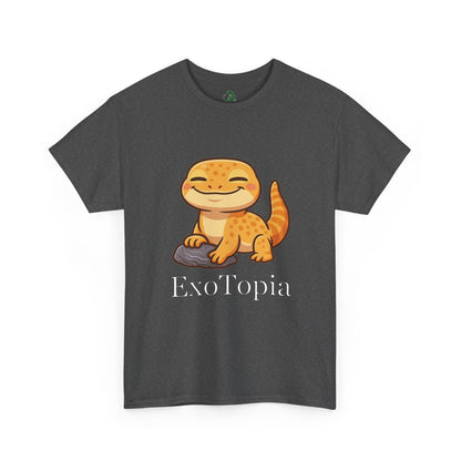 ExoTopia Graphic Tee – Cute Smiling Lizard