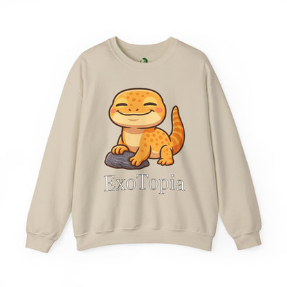 ExoTopia Crewneck - Cute Smiling Lizard