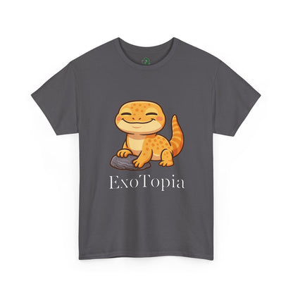 ExoTopia Graphic Tee – Cute Smiling Lizard