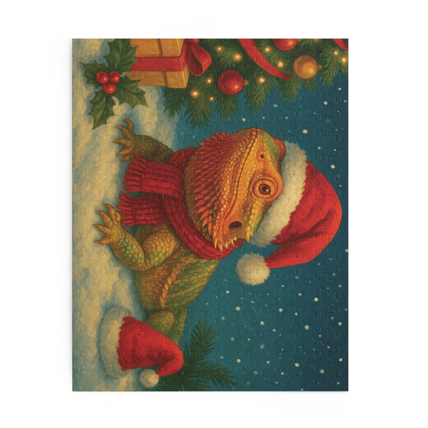 ExoTopia Puzzle - Christmas Bearded Dragon (120/252/500 pcs)