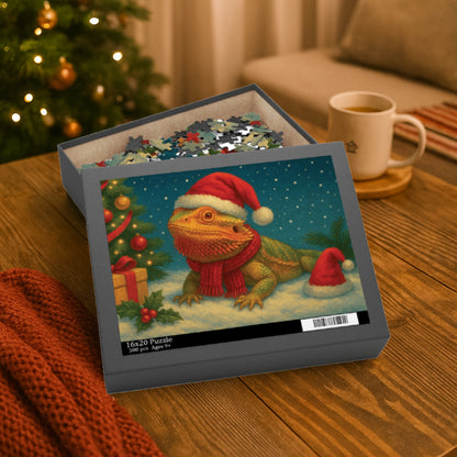 ExoTopia Puzzle - Christmas Bearded Dragon (120/252/500 pcs)