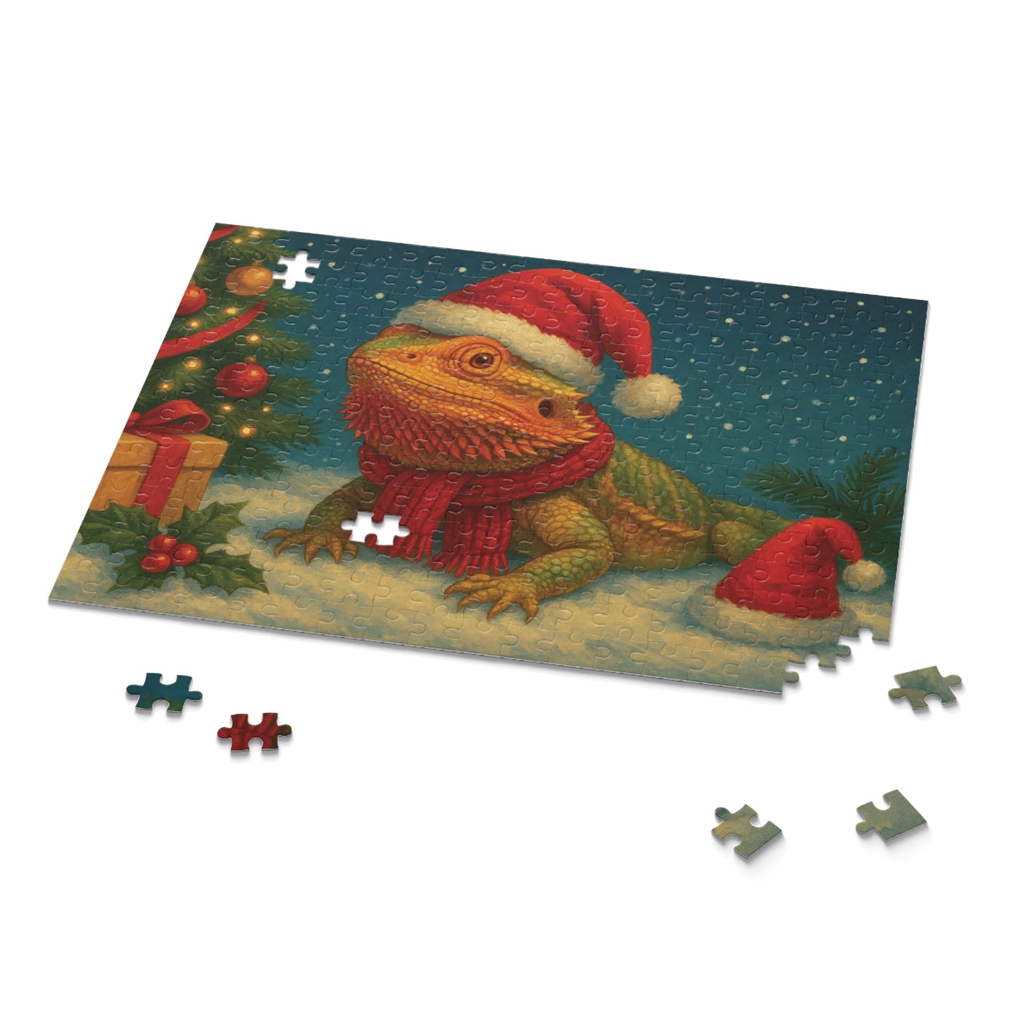 ExoTopia Puzzle - Christmas Bearded Dragon (120/252/500 pcs)