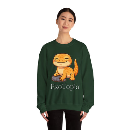 ExoTopia Crewneck - Cute Smiling Lizard