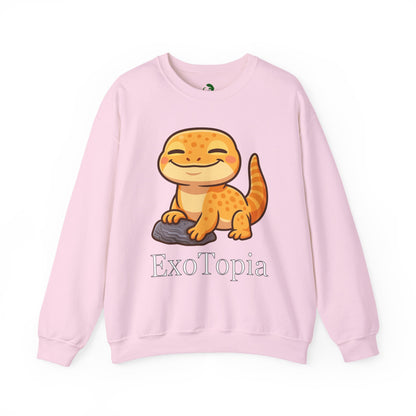 ExoTopia Crewneck - Cute Smiling Lizard