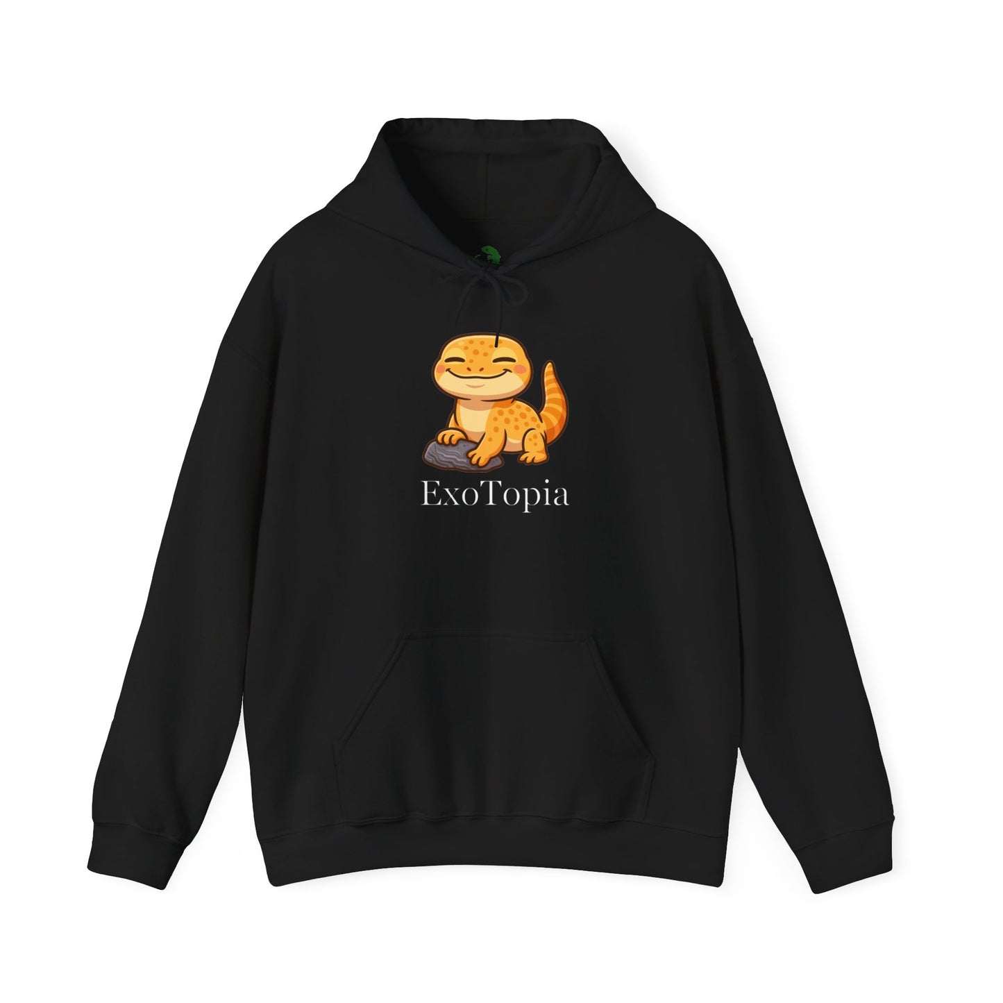 ExoTopia Hoodie - Cute Smiling Lizard