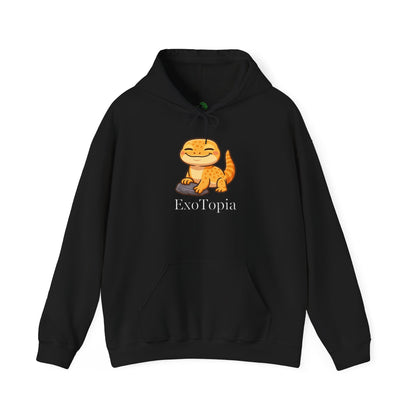 ExoTopia Hoodie - Cute Smiling Lizard