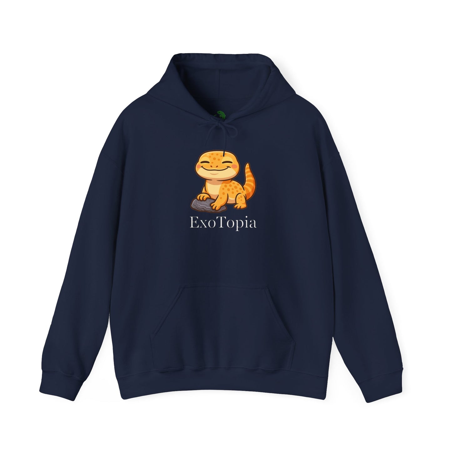 ExoTopia Hoodie - Cute Smiling Lizard