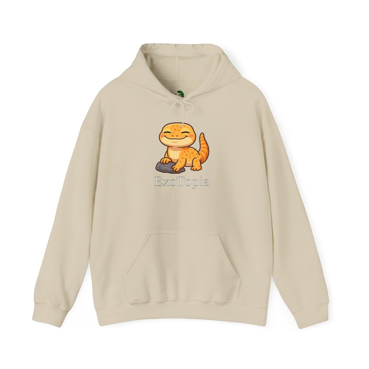 ExoTopia Hoodie - Cute Smiling Lizard