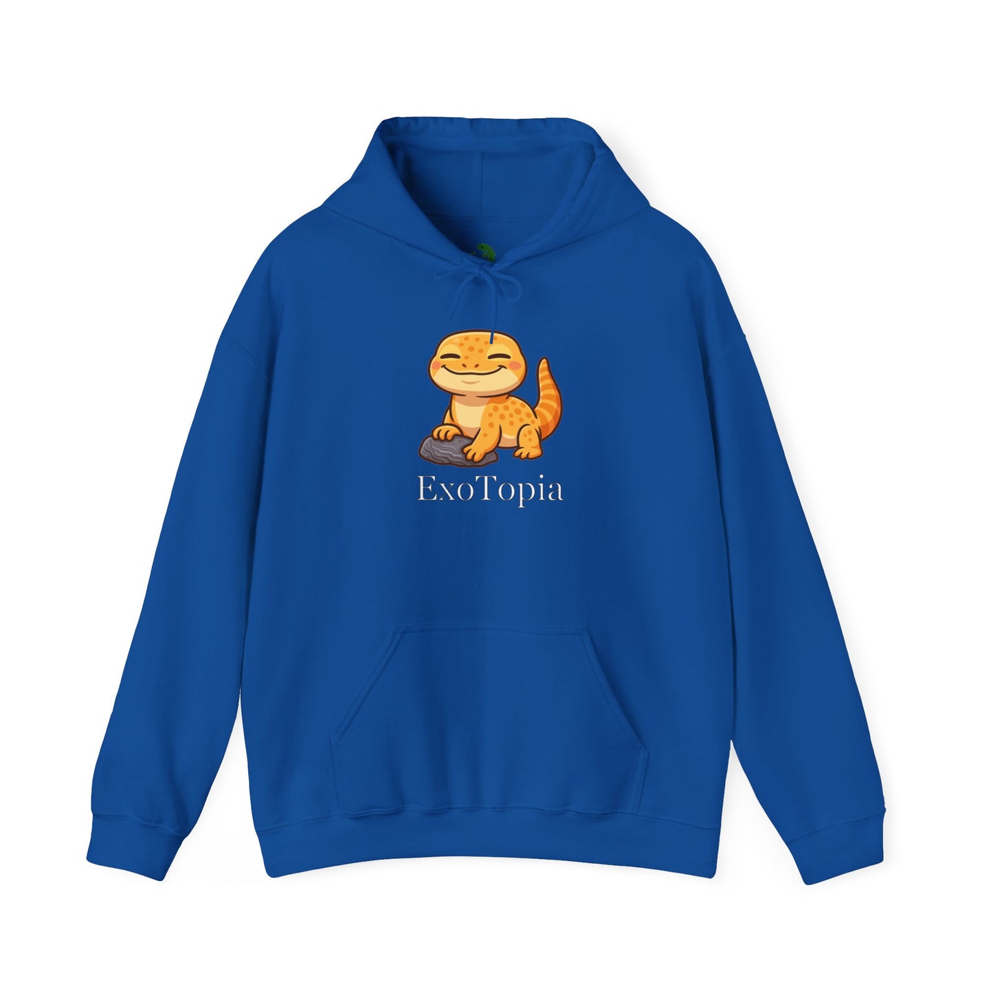 ExoTopia Hoodie - Cute Smiling Lizard