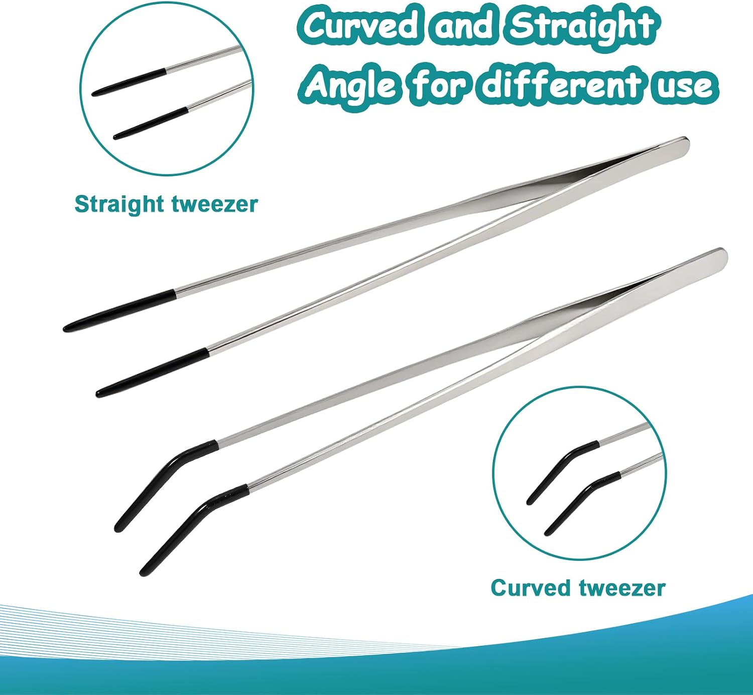 ExoTopia Precision Feeding Tongs (2-Pack)