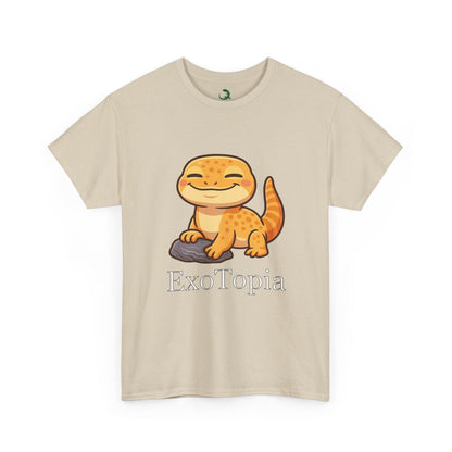 ExoTopia Graphic Tee – Cute Smiling Lizard