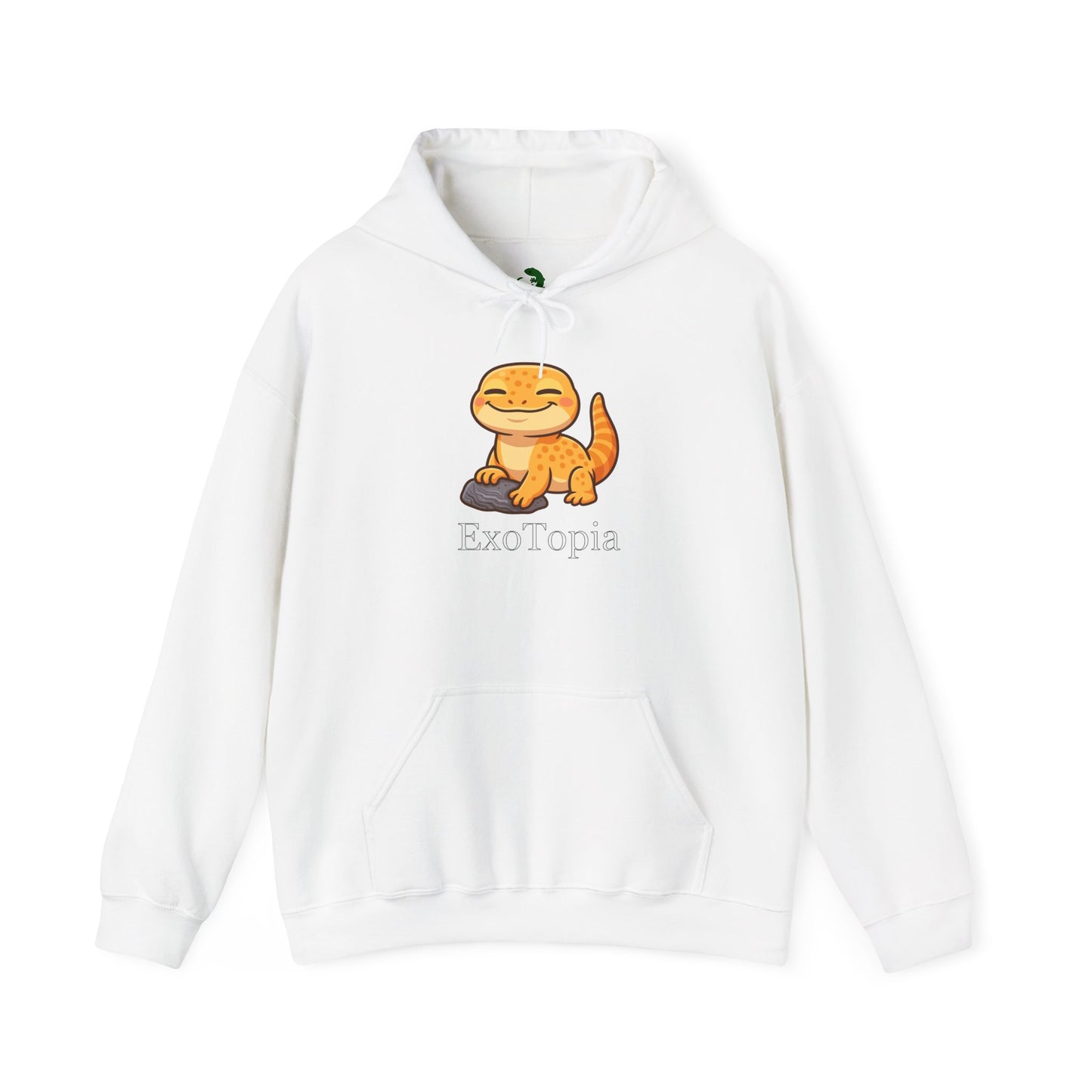 ExoTopia Hoodie - Cute Smiling Lizard